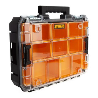 DEWALT 得偉 變形金剛2.0系列 透明蓋防水收納箱 DWST82968-1, 1個