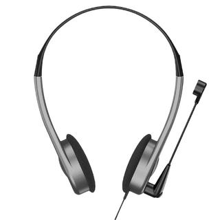 KTnet 廣鐸 頭戴式電腦耳機麥克風 65g, KTSEP321-HP15AU, 槍色