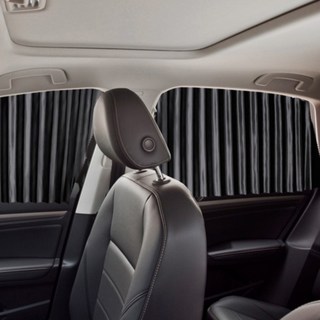 磁吸滑軌汽車窗簾遮陽簾, 高貴黑, 1組