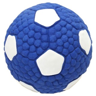 EETOYS 宜特 寵物乳膠球玩具, 7 藍色足球, 1個