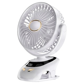 YUNMI 數顯夾子風扇, N33, 雪峰白