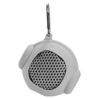 Chill Outdoor 戶外便攜式速乾毛巾, 灰色 + 黑色網點, 1條