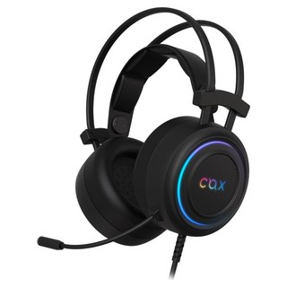 COX 최강비 MEGA CUP 가상 7.1 RGB 진동 게이밍 헤드셋, Black, CX-4