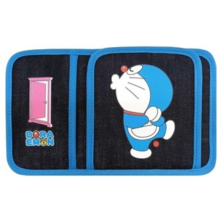 Doraemon 哆啦A夢 牛仔布 多功能遮陽板置物夾 台灣製, 藍色, 1個