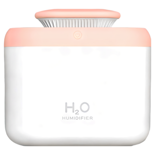 免掀蓋雙頭噴霧微分子水氧機, 單一商品, 粉色/白色