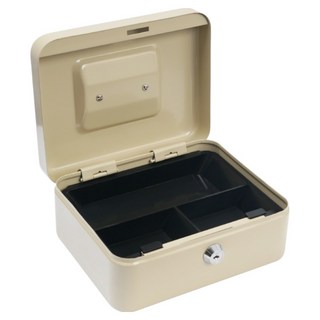 TRENY 鑰匙現金箱 20S 小, 米白色