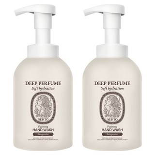 센토 딥퍼퓸 포밍 핸드워시 베이비파우더향, 510ml, 2개