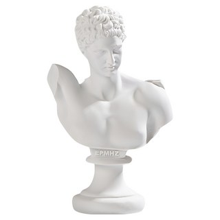 Rocitera 素描迷你石膏像 室內裝飾品 咖啡廳 赫爾墨斯