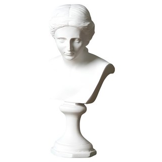 Rossitera 素描迷你石膏像 室內裝飾品 咖啡廳 白色維納斯