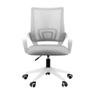 Needys 基礎護腰款辦公電腦椅 OC-03, 白色 + 灰色