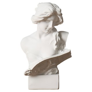 羅西泰拉 素描迷你石膏像 室內裝飾品 咖啡廳 白金女普金