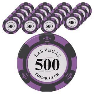 德州撲克遊戲籌碼, 面額500, 20個