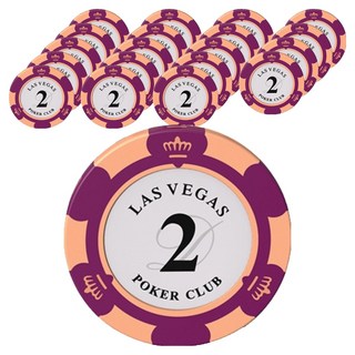 德州撲克遊戲籌碼, 面值2, 20個