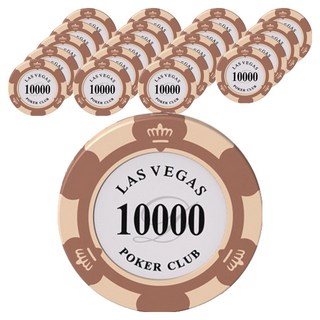 德州撲克遊戲籌碼, 面額10000, 20個