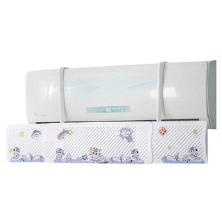 daysoy 可折疊堅固貼紙式冷氣擋風板, 1個, 03 宇宙