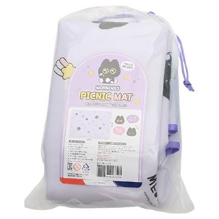 모닝글로리 폭신한 모닝즈 피크닉매트 2인용, 퍼플(먼지)
