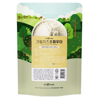 hyungkukhmade 奶油起司奶蓋粉, 1個, 500g
