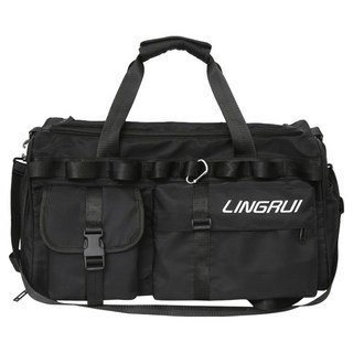 Syunick 大容量運動包 旅行袋, 1個, 黑色