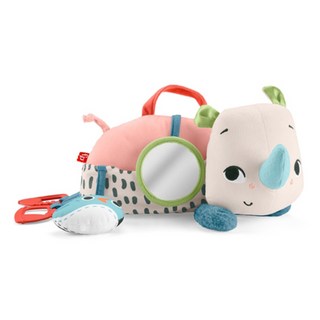 fisher-price 費雪 趴睡小犀牛, 白色, 1個