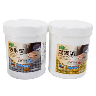修繕屋 塑鋼漿 A劑 1kg + B劑 1kg, 1組