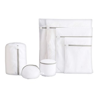 葉子小舖 三明治網加厚防纏繞洗衣袋7件組, 1組, 灰色