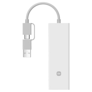 Xiaomi 小米 4合1雙頭分線器, 白色, 1個