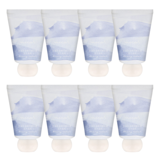 Nicor 香氛護手霜 烏木雪松 8條組, 滋潤保濕, 花朵造型擠壓口, 小巧便攜, 320g, 1組