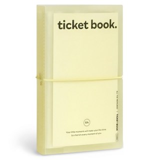 아이코닉 콜렉트 티켓북, CREAMYELLOW, 1개