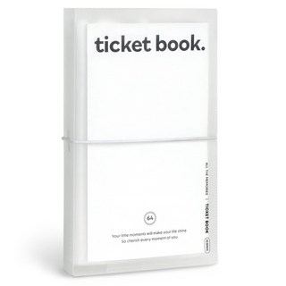 ICONIC Collect票券本, 白色, 64張, 1個