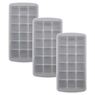 키친유 18구 뚜껑 아이스트레이, 그레이, 3개