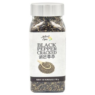 Natural Spice 粗粒黑胡椒, 1個, 90g