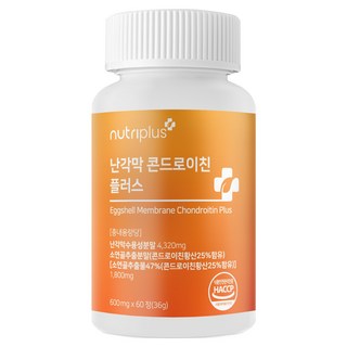 Nutri Plus 卵殼膜軟骨素 Plus 36g, 1個, 60錠