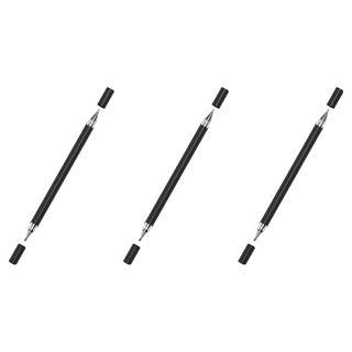 Glowus 平板電腦觸控筆 盒裝, 3個, 黑色