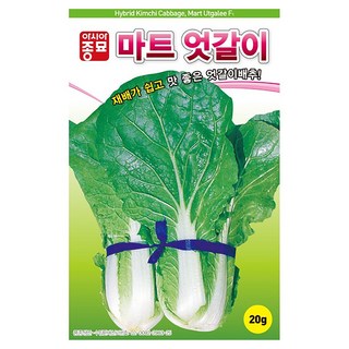 아시아종묘 마트 엇갈이 배추 씨앗 20g, 1개