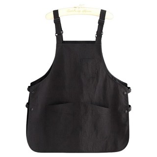 바른리빙 포켓 앞치마, 블랙, 1개