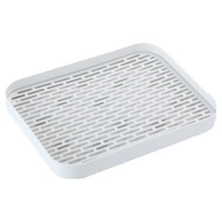 브루니 식기 건조대 트레이 33cm, 그레이, 1개, 1단