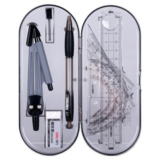 썸즈마인 모던 컴퍼스 8종 세트 실버, 1세트