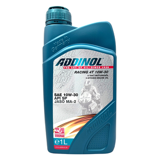 ADDINOL RACING 4T 高性能賽車機車機油 1L, 10W-30, 1瓶