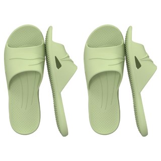 寢室安居 EVA防滑靜音室內舒適拖鞋 35~36 綠色, 2雙