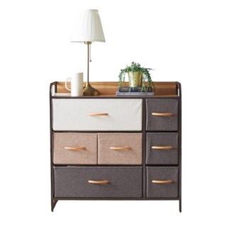 Home&Me 多用途七門抽屜櫃 3層 混和顏色 多功能收納櫃, 80 x 29 x 78.5cm