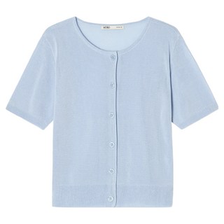 MIXXO 女款基本款圓領開襟衫