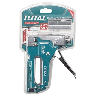 TOTAL 道達爾 工具 3合1釘槍 + 3種釘針組, 1套