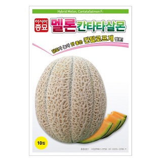 아시아종묘 멜론 칸타타살몬 씨앗 10p, 1개