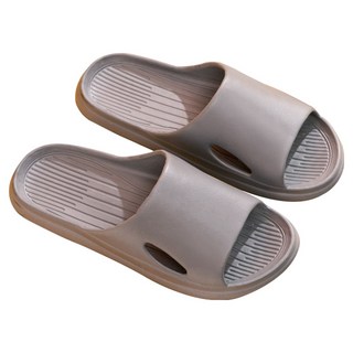 YUNMI EVA居家防滑/防臭/無聲超靜音/厚底/室內/浴室止滑防水拖鞋, 灰色, 1雙