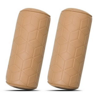 VENDICT 休息 ver2 車用記憶海綿頸枕, 馬鞍棕色, 2個