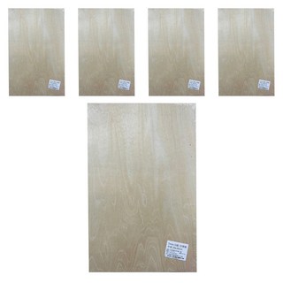 木百貨 椴木合板 300 x 200 x 7mm, 5個