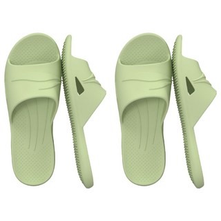寢室安居 EVA防滑靜音拖鞋 39~40 2雙 綠色