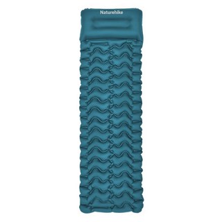 Naturehike 挪客 輕量帶枕充氣單人睡墊 FC01, 湖藍色
