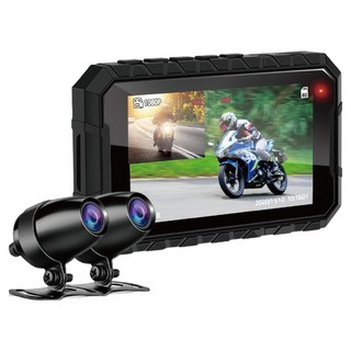 鷹之眼 GPS機車前後雙鏡行車紀錄器 支援128G記憶卡, TA-B007, 單一顏色, 前後雙鏡行車紀錄器 + 32G記憶卡