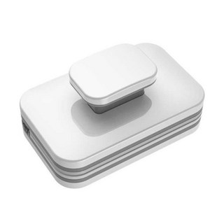 超強磁性雙面玻璃清潔器 超強款, 1個, 白色